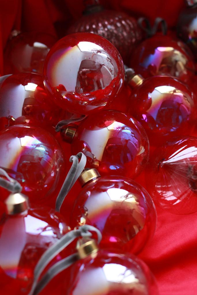 Шар Красный с переливами