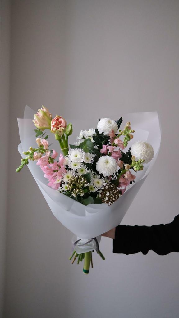 Нежный объемный букет