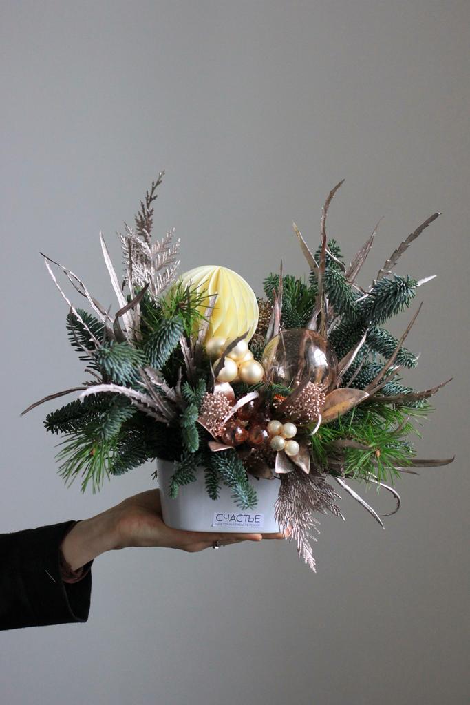 Хвойная композиция широкая