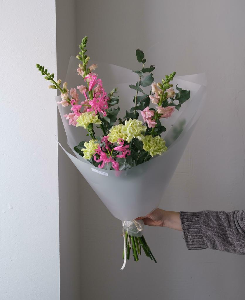 Нежный объемный букет