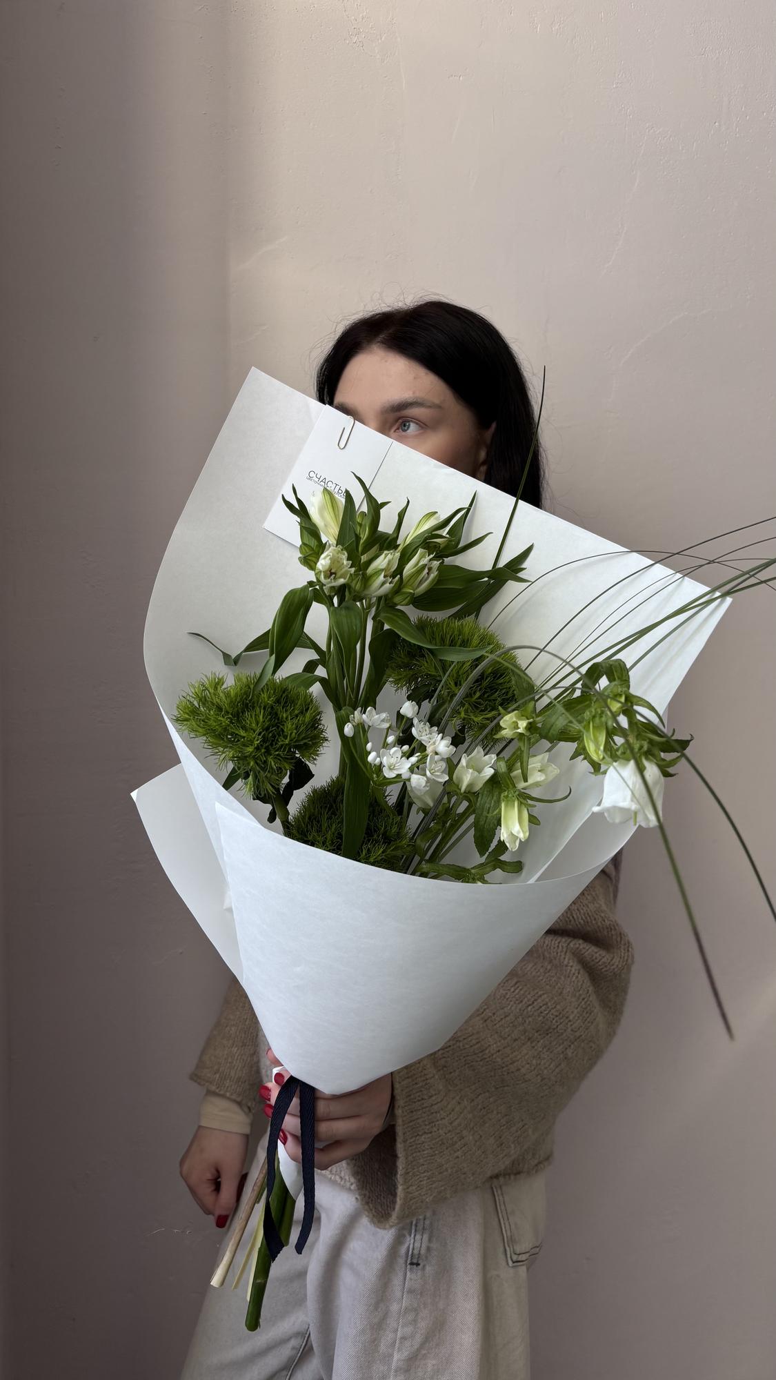 Букет-комплимент с весенним настроением