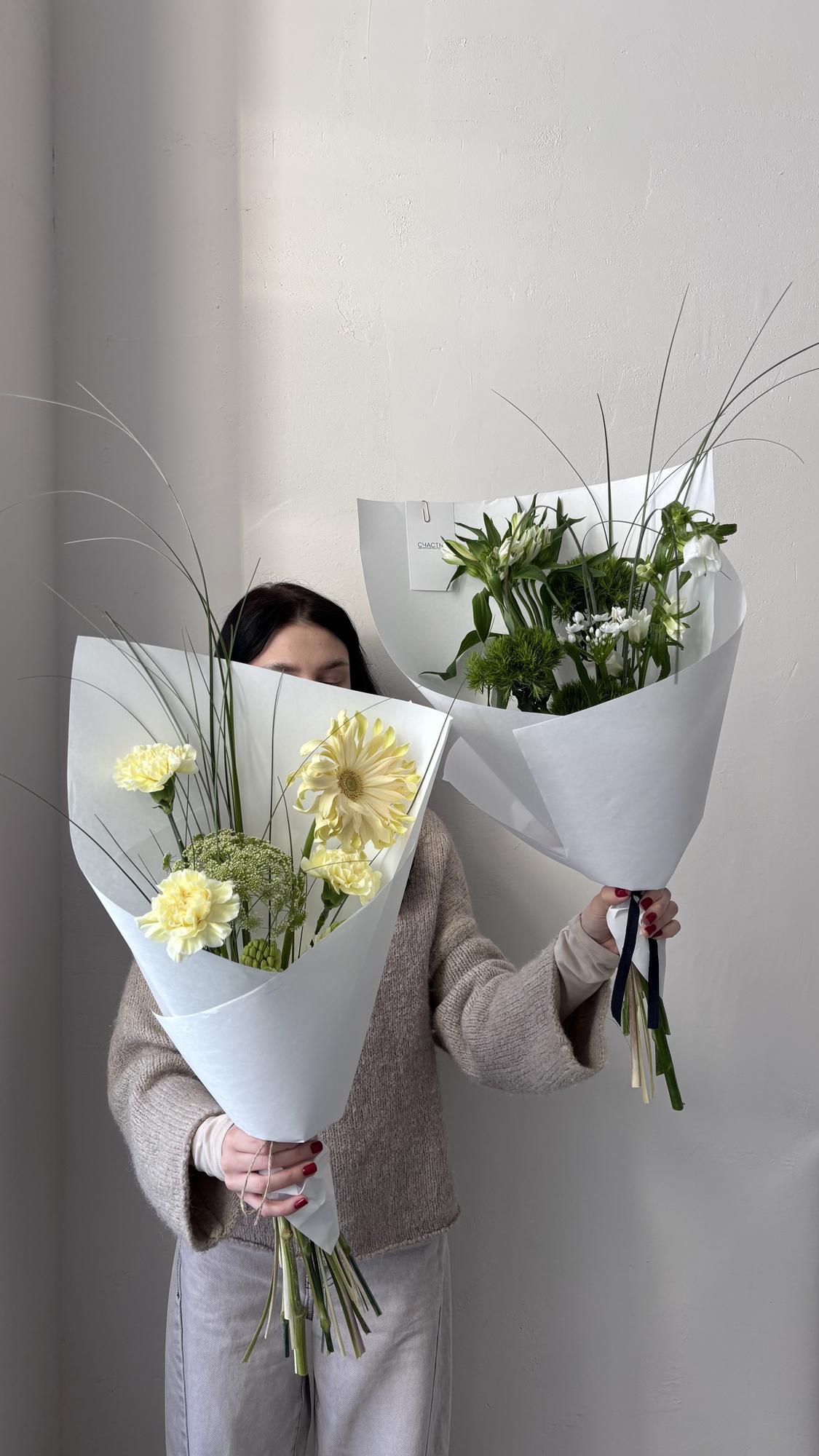 Букет-комплимент с весенним настроением