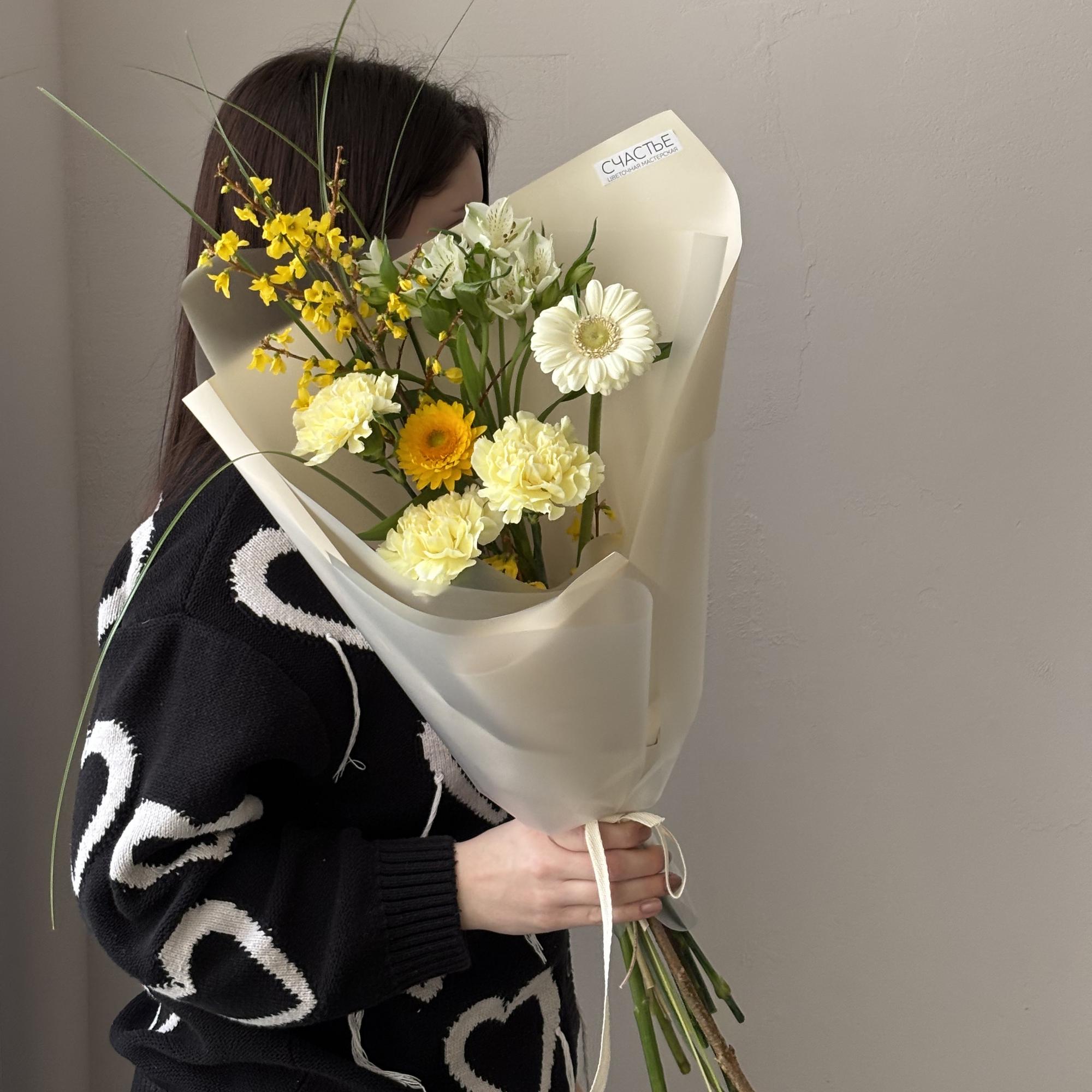 Желтый букет-комплимент