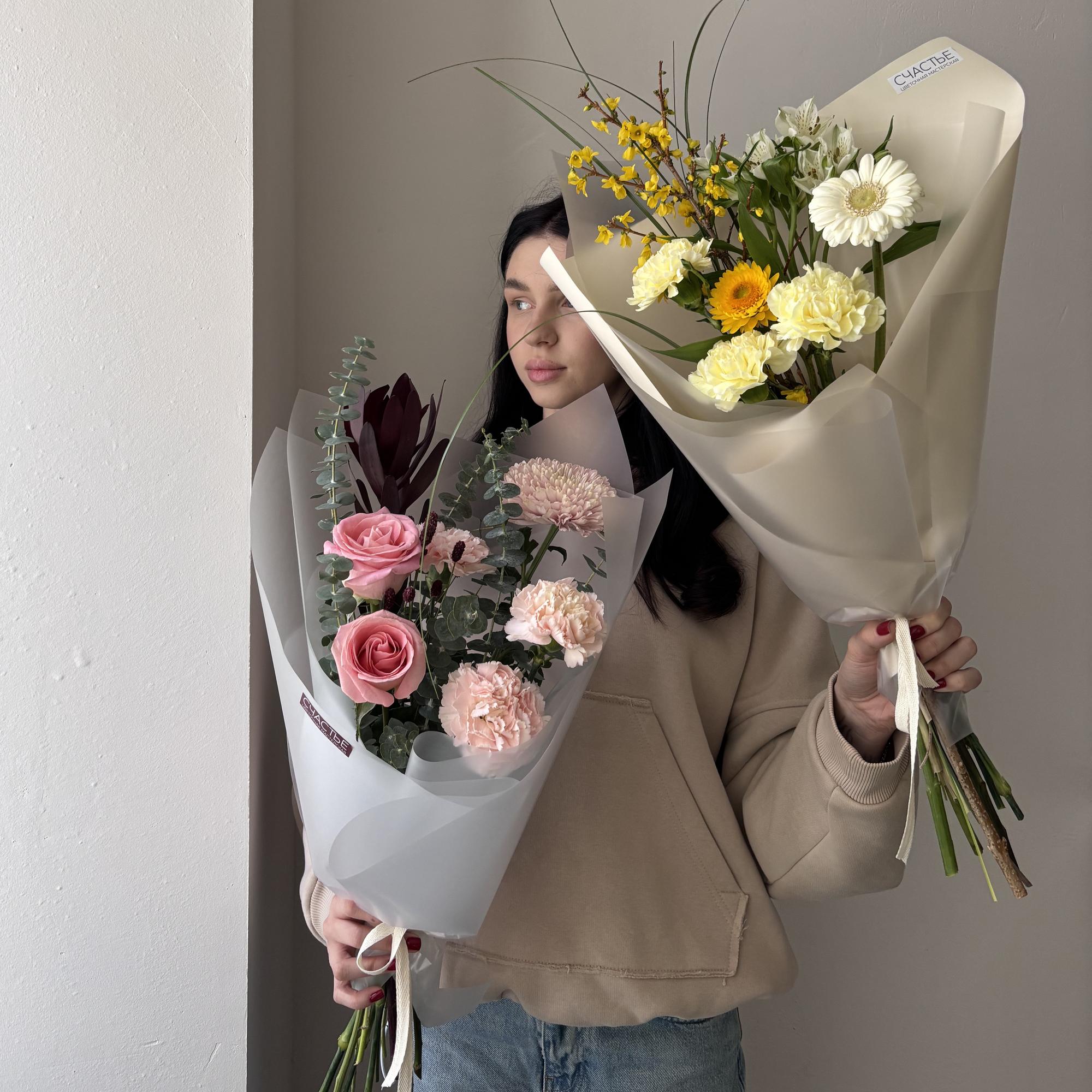 Желтый букет-комплимент