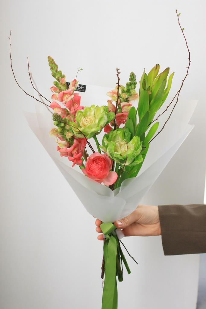 Розовый букет