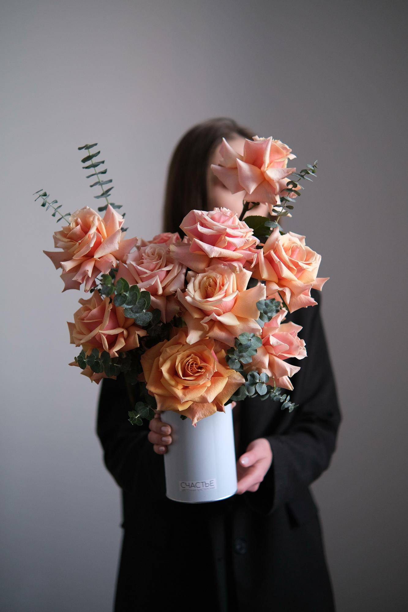 Банка металл с розами Пинк Амаретто