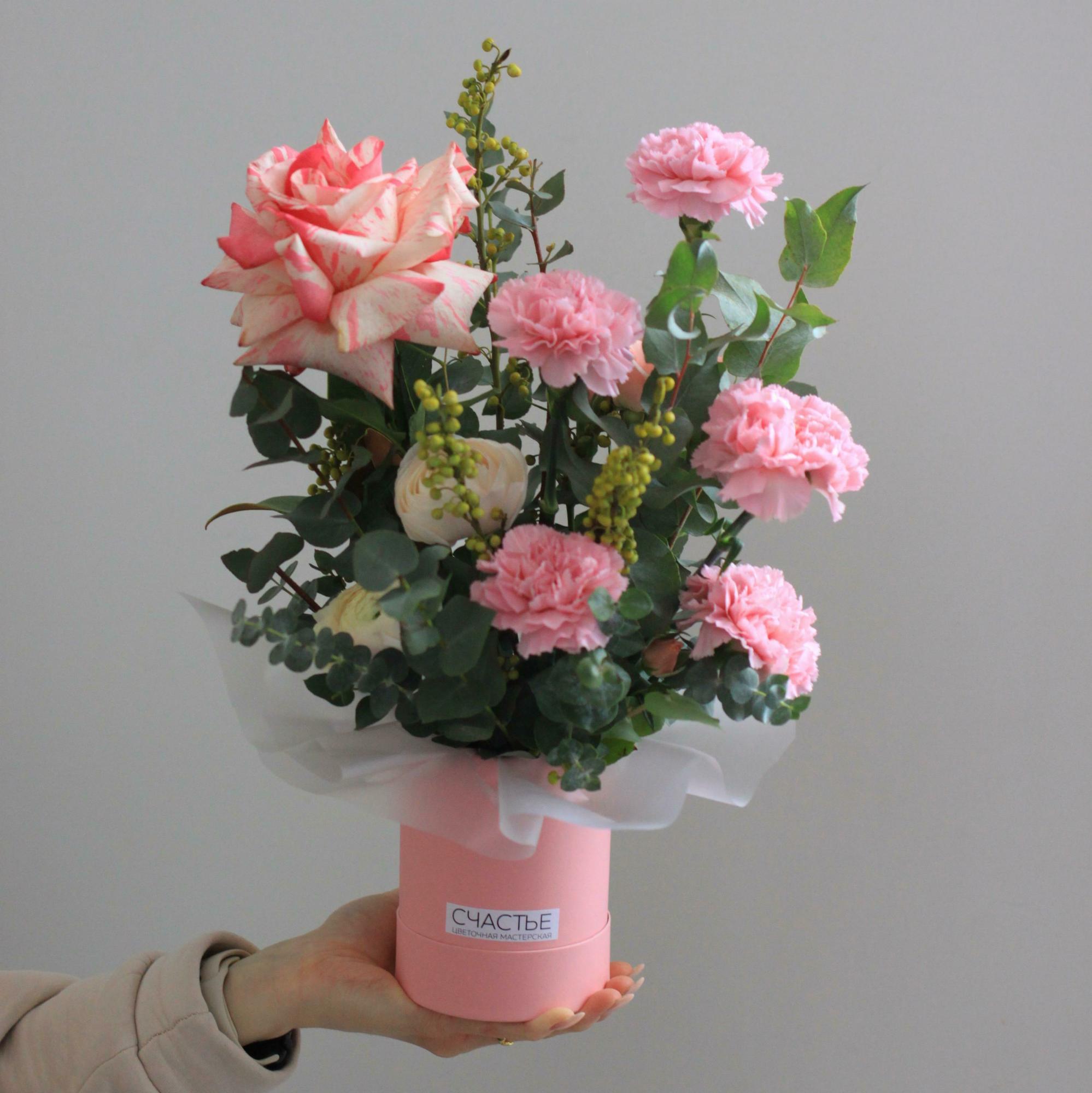 Композиция в розовой гамме