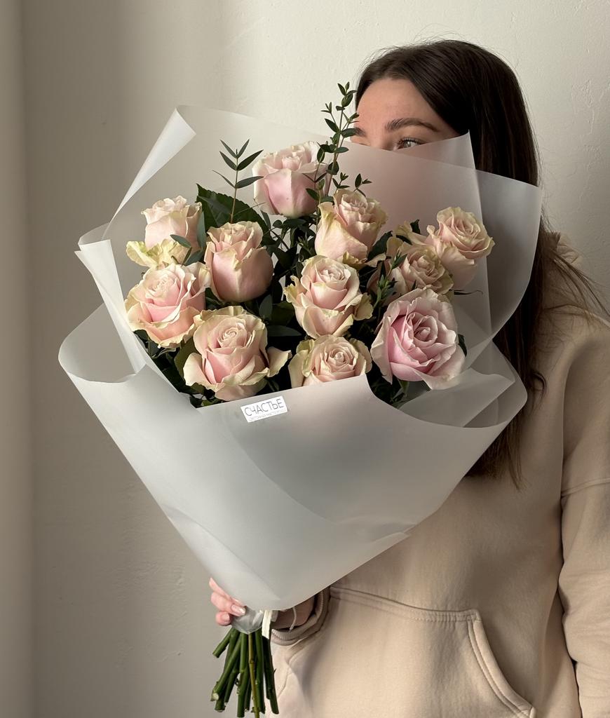 Моно букет нежных роз