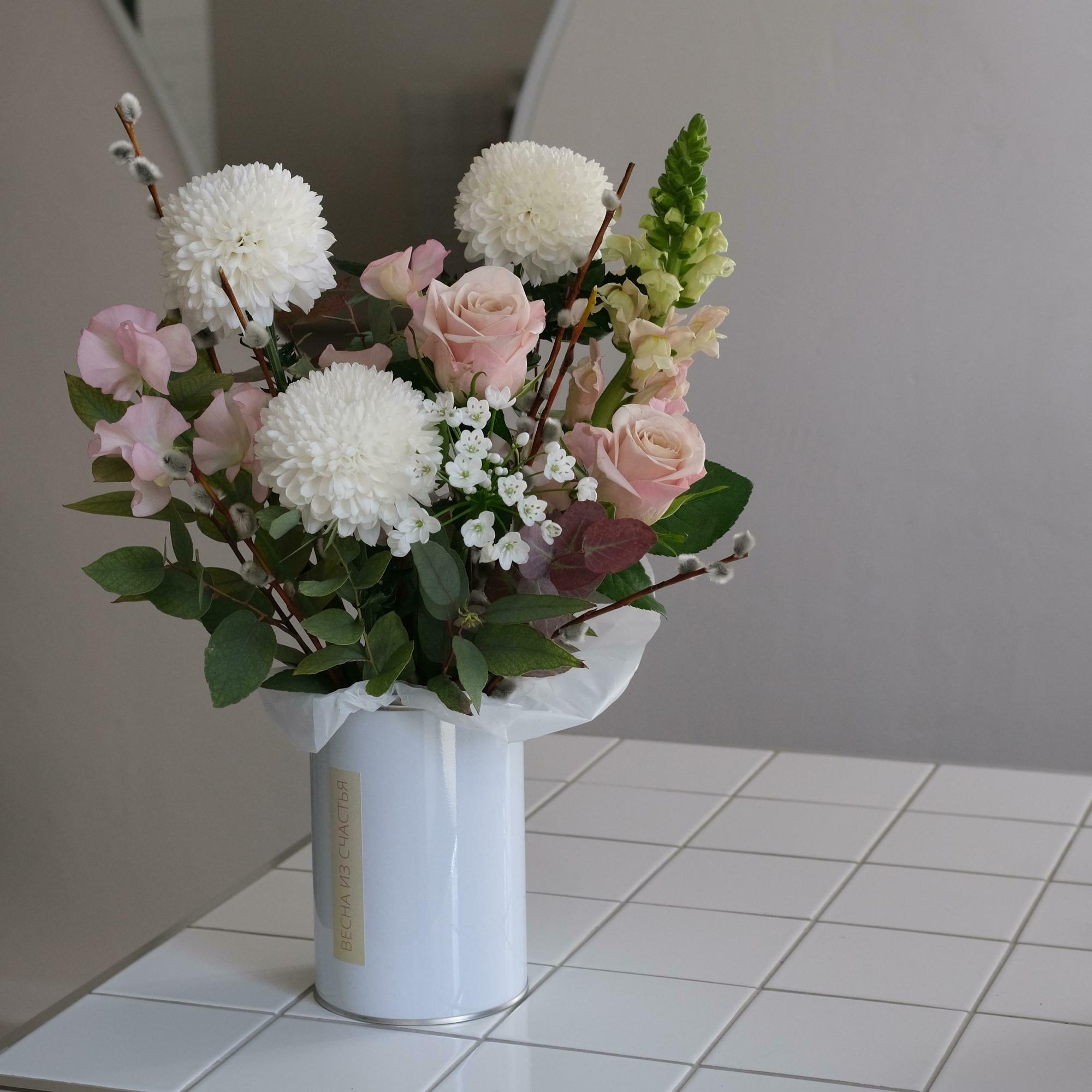 Пудровая композиция с вербой