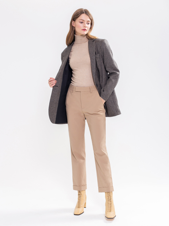 Пиджак oversize в гусиную лапку