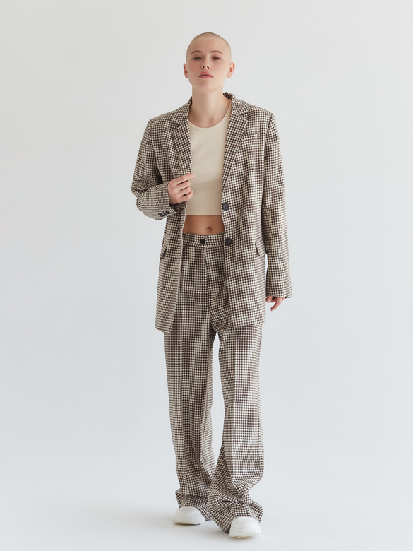 Комплект: Пиджак с брюками из шерсти