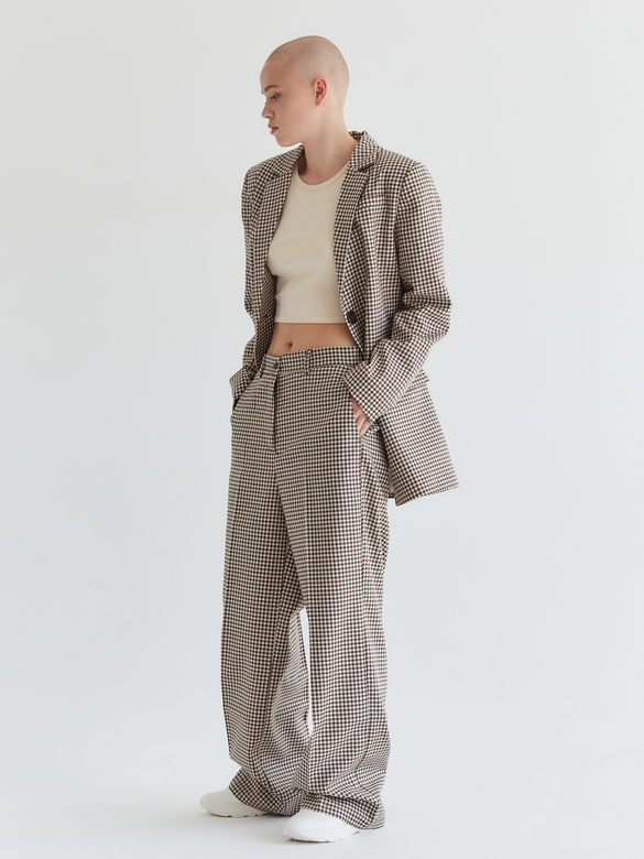 Комплект: Пиджак с брюками из шерсти