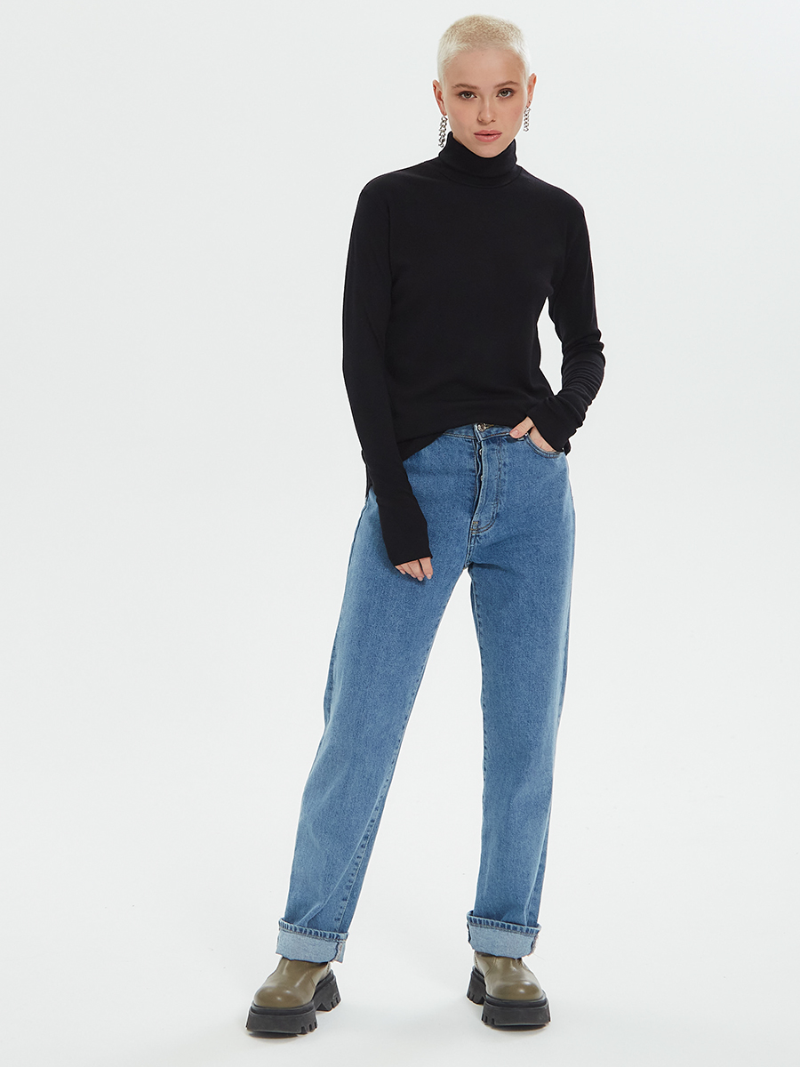 Водолазка тонкая из шерсти