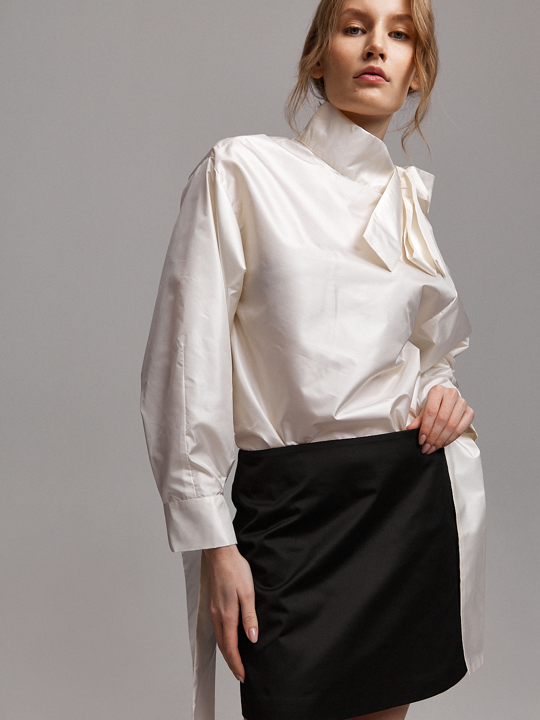 Юбка мини из хлопка