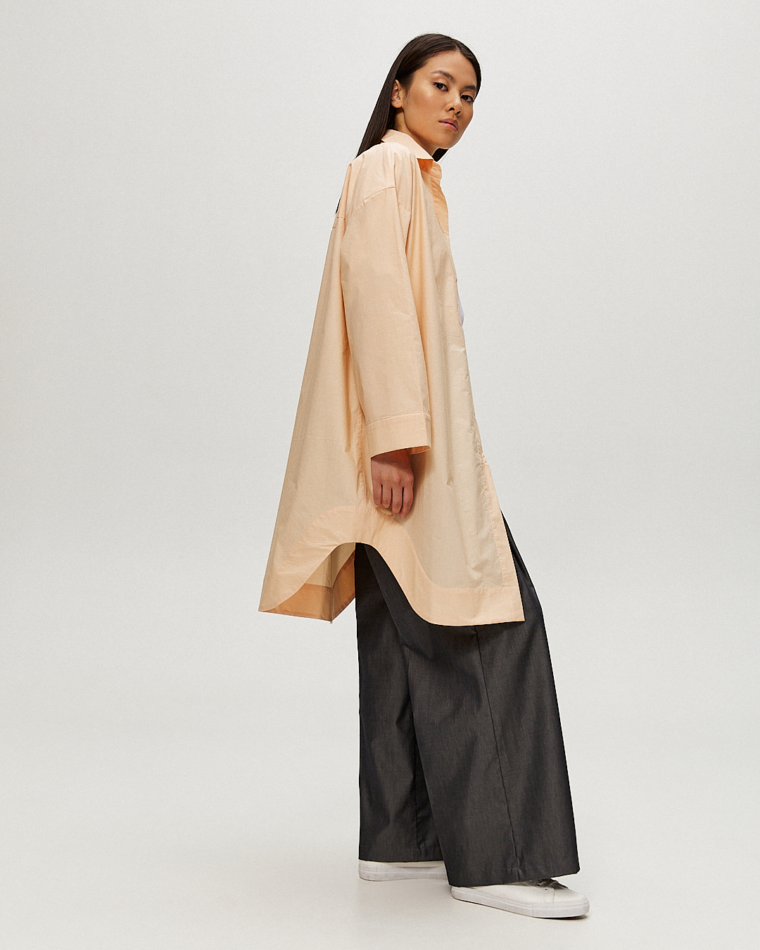 Брюки широкие