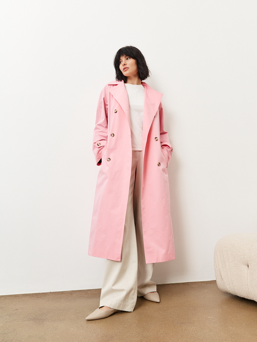 Тренчкоат из хлопка