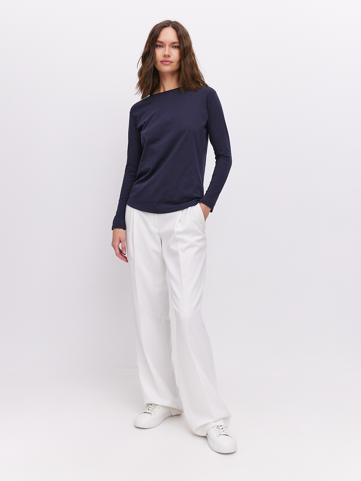 Лонгслив из хлопка