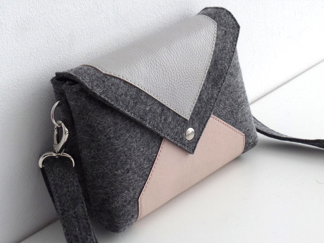 Сумка кроссбоди графит