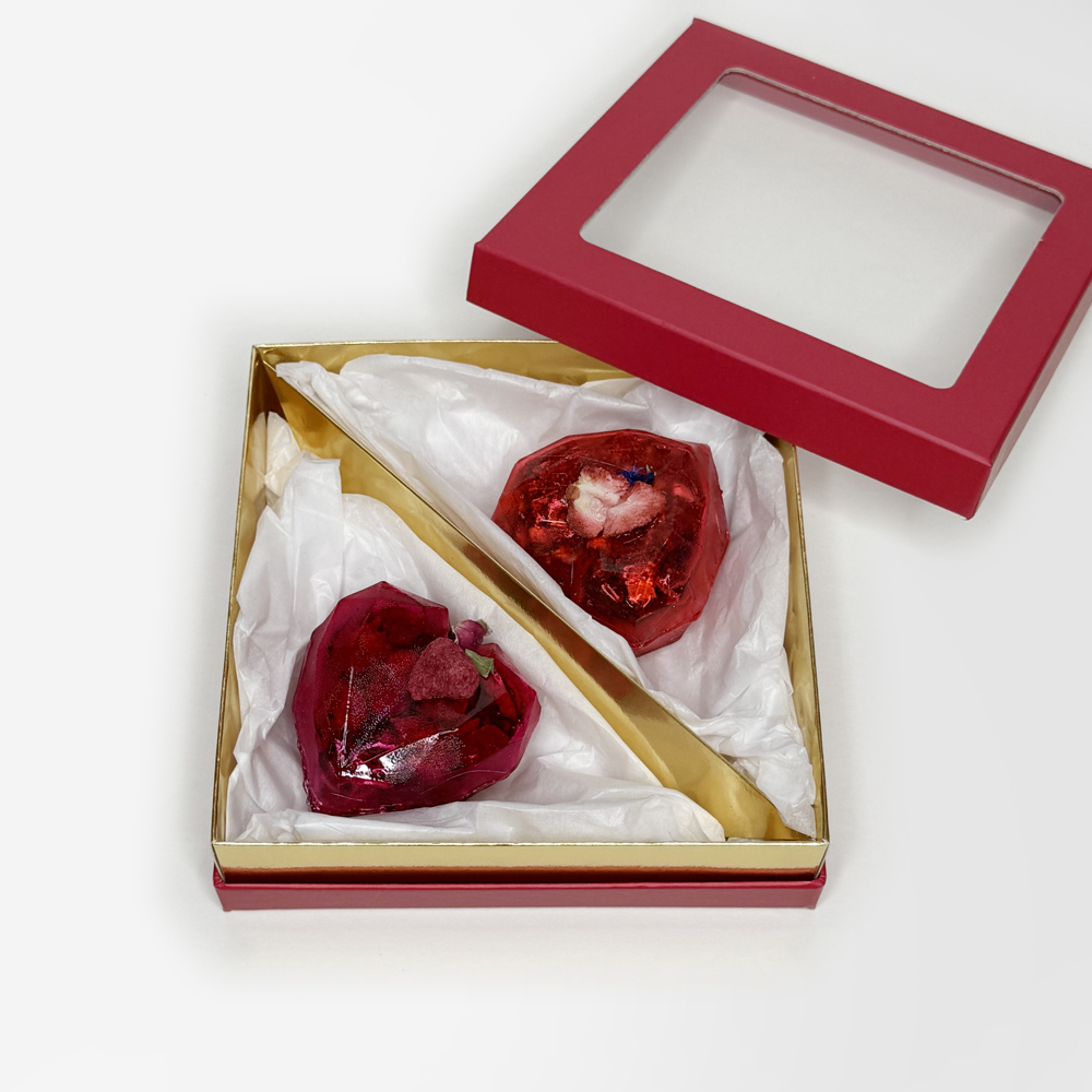 Подарочный набор из 2х чайных сердечек на выбор