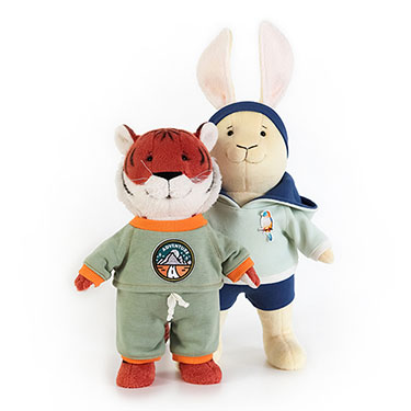 Выкройки спортивной одежды  (свитшот, худи, шорты и брюки) для тигров, котов и зайцев