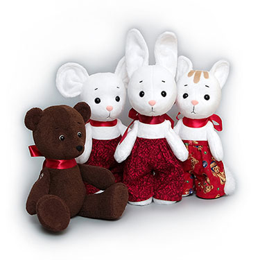 Выкройки игрушек в штанишках с мастер-классами