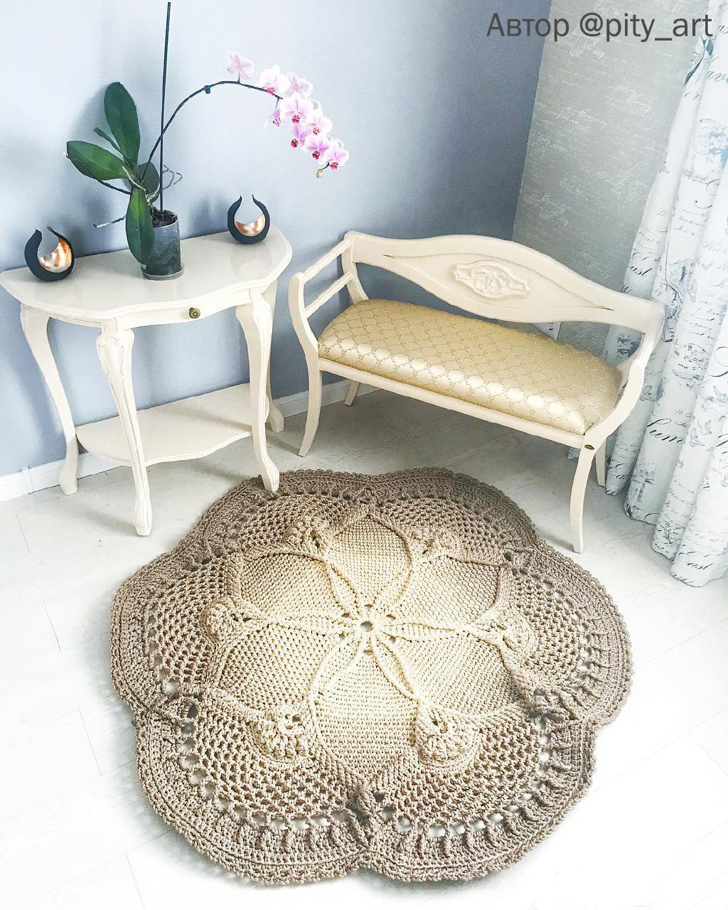 Видео мастер-класс "Ковер LaceShell (Ракушка)"