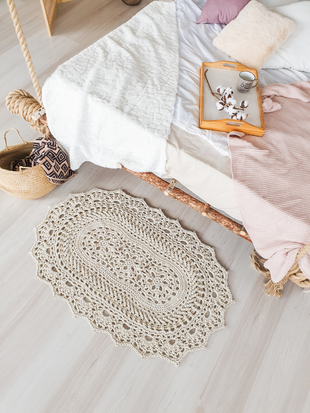 Видео мастер-класс "Ковер LaceFlora (Флора)"