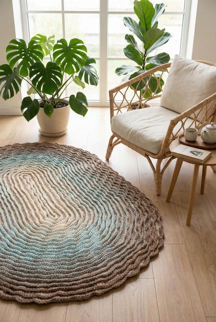 Видео мастер-класс "Ковер LaceWavy (Волнистый)"