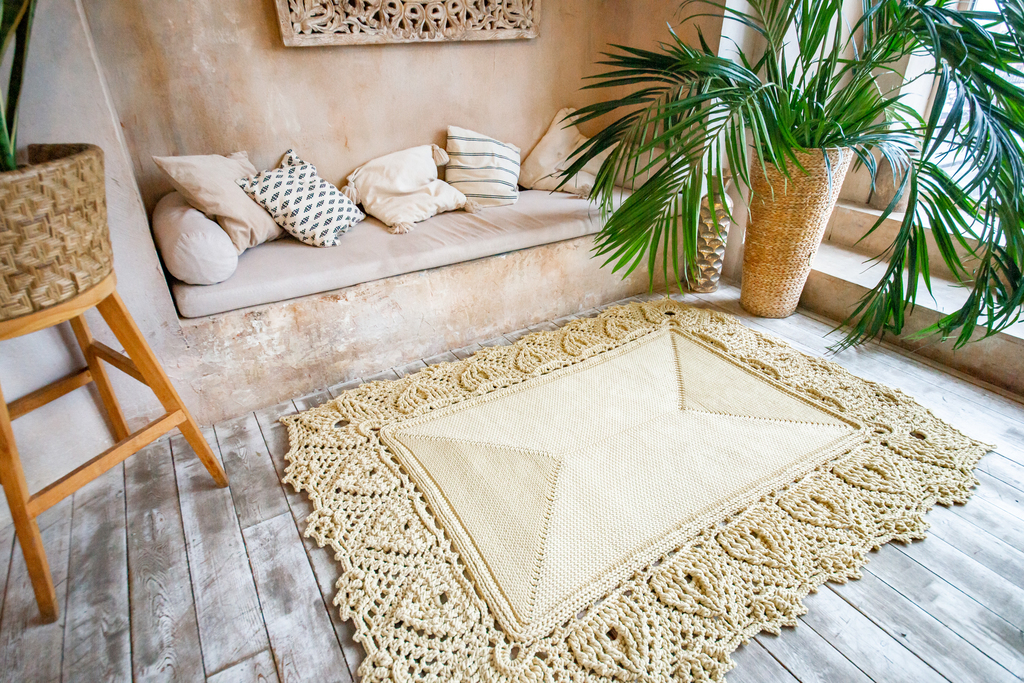 Видео мастер-класс "Ковер LaceMirror (Зеркало)"