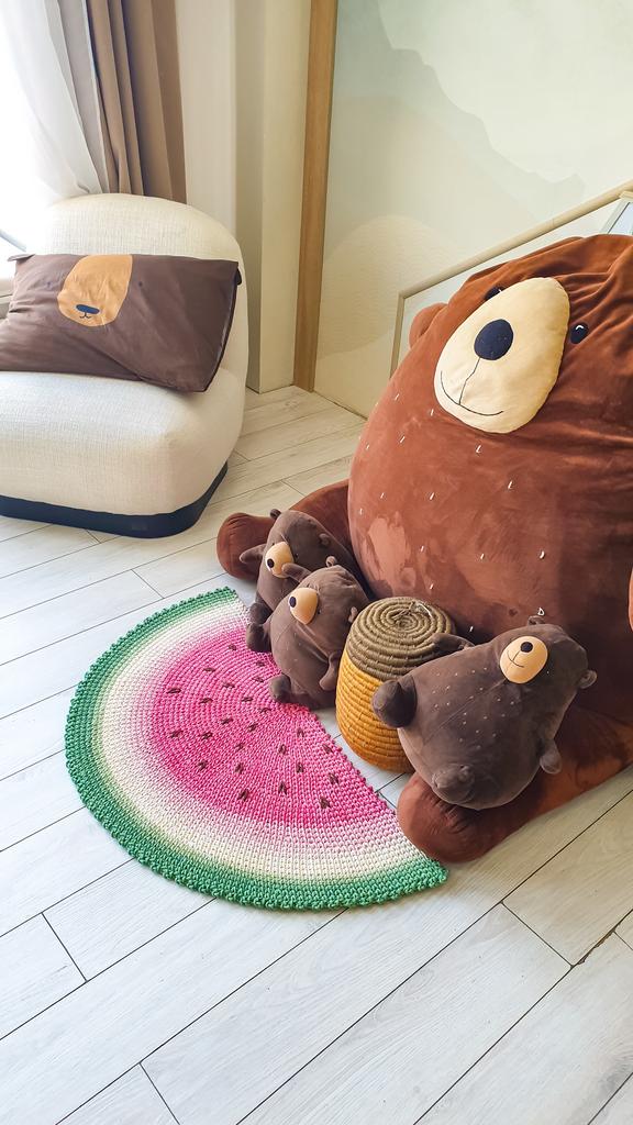 Мастер-класс "Ковер Арбуз"