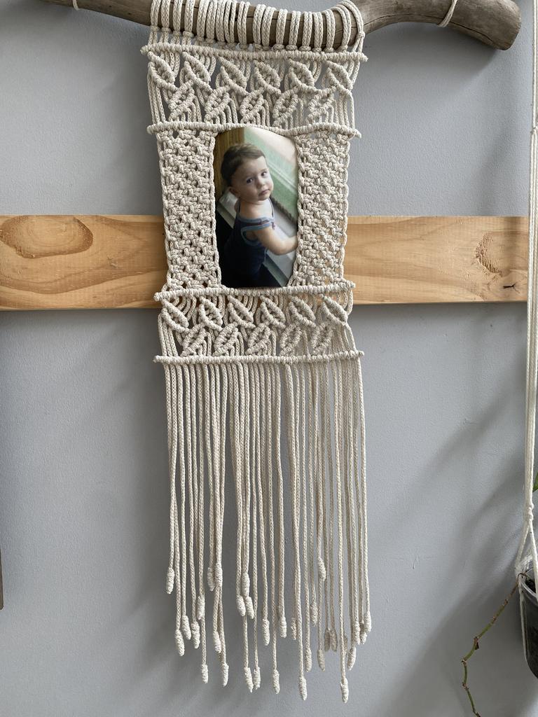 Мастер-класс «Фоторамка-панно в технике макраме»