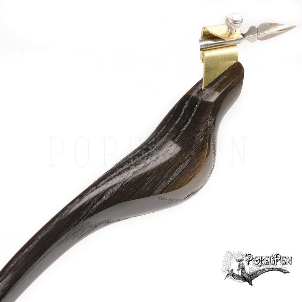 Oblique penholder Bog Oak Series "4850 years". TEEN  24,88g