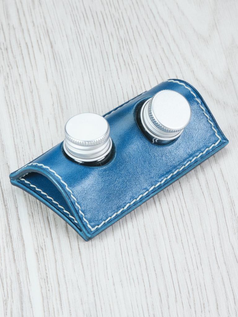 Чернильница Ocean Blue.  Кожа. 6мл