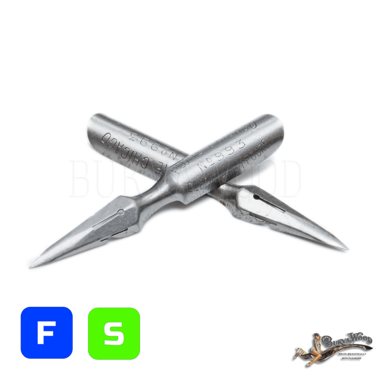 Перо Gilbert & Blanzy-Poure, No. 993, Plume Chicago