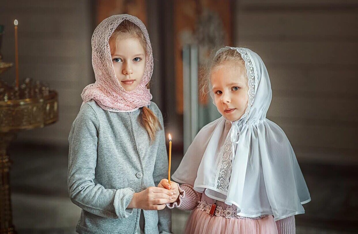 Церковный капюшон детский