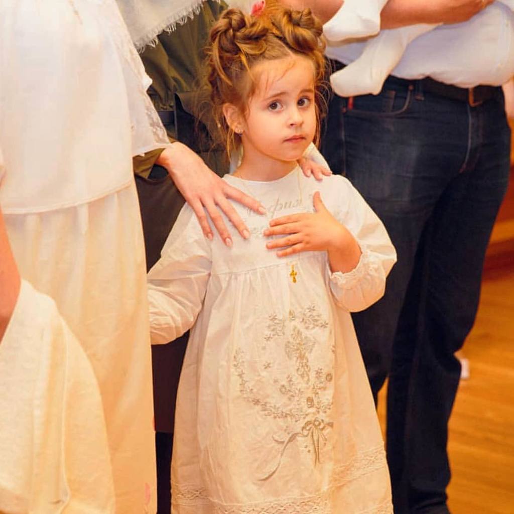 Крестильное платье именное "Красавица"