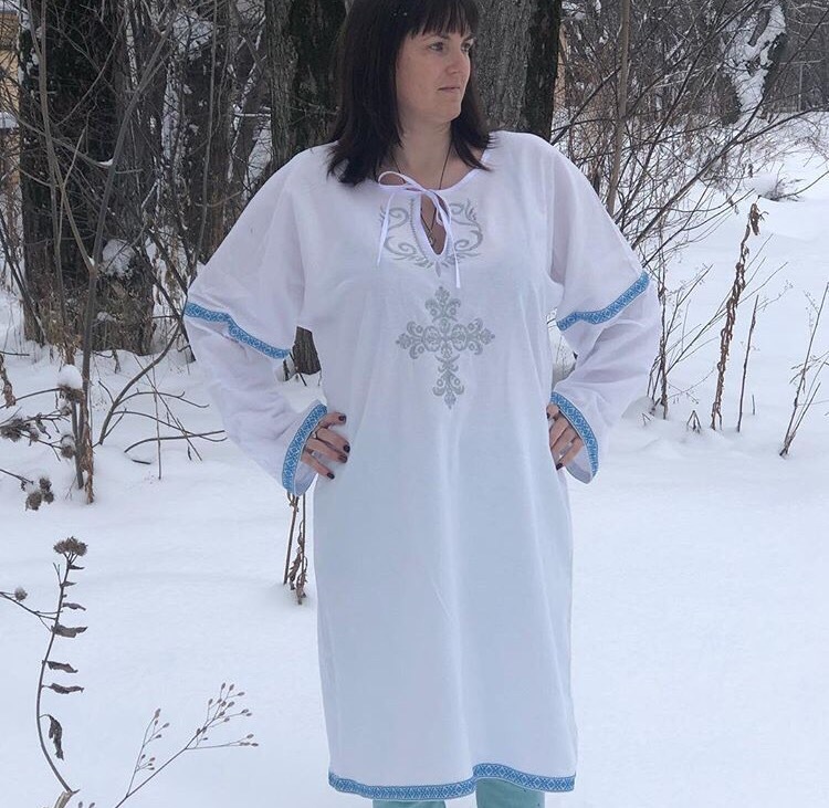 Крестильная рубашка женская "Купель"