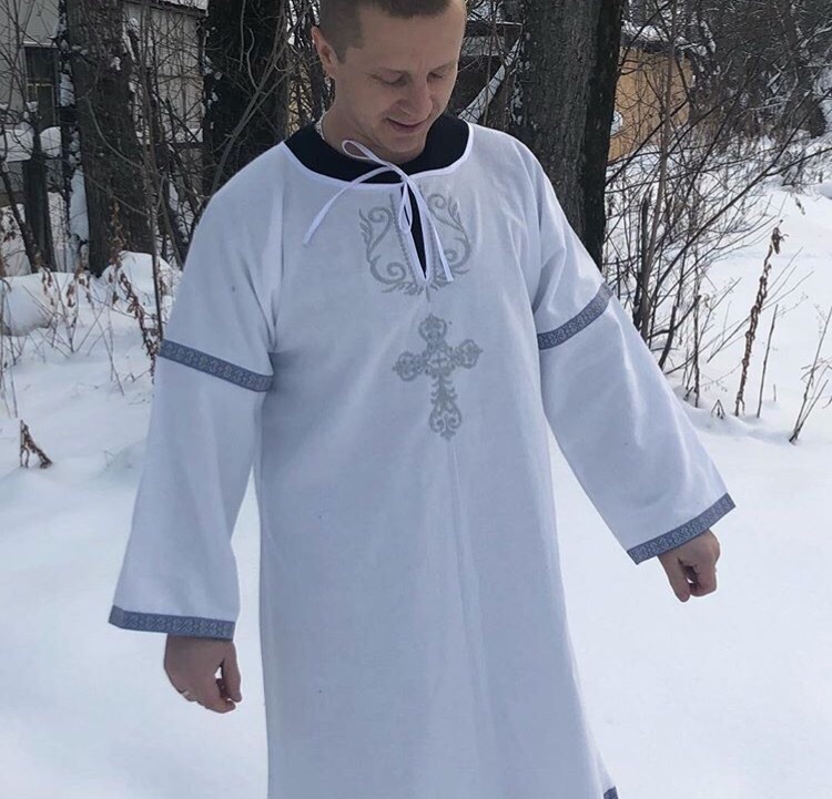 Крестильная рубашка мужская "Купель"