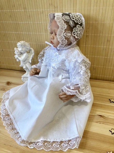 Чепчик "Гипюровый"