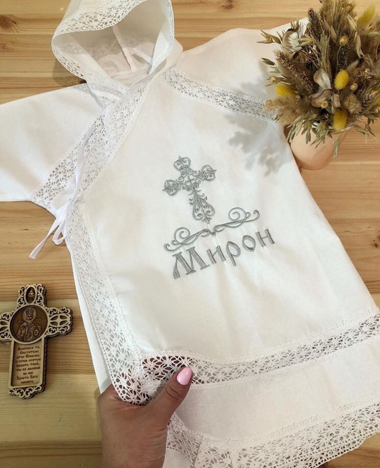Крестильная рубашка «Русский хлопок»
