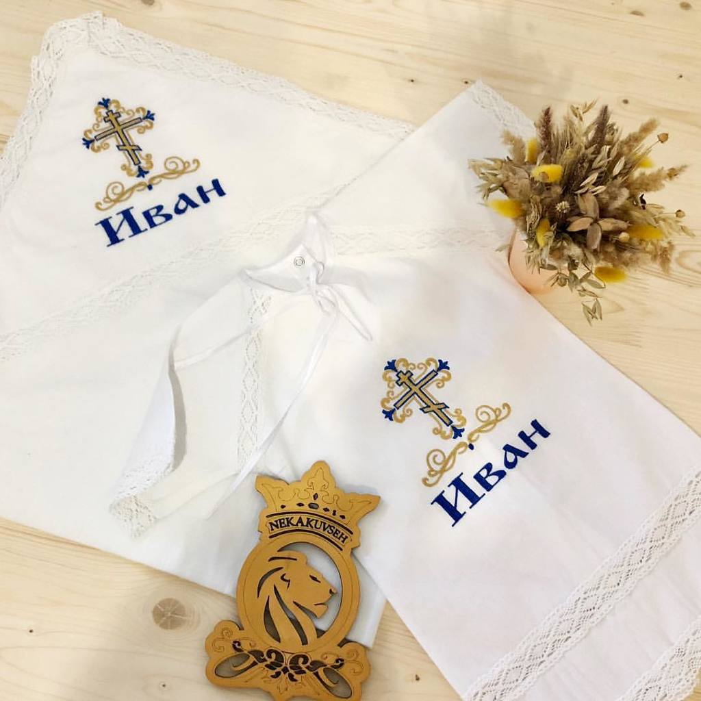 Крестильная рубашка «Новый крест»