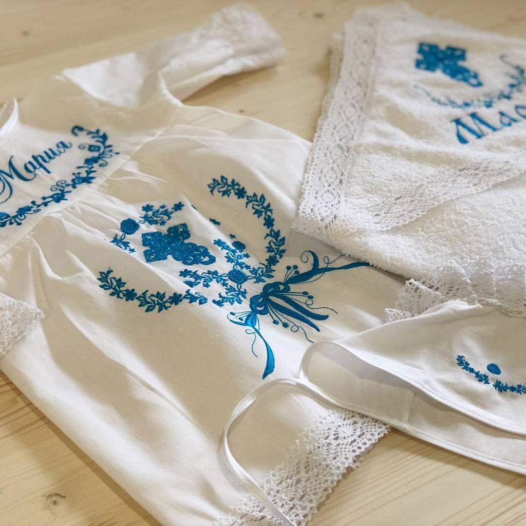 Крестильный набор "Голубое озеро"