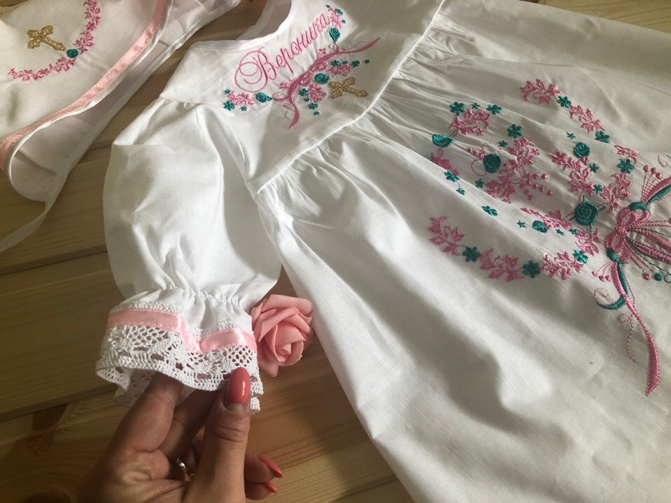 Крестильный набор "Цветочек"