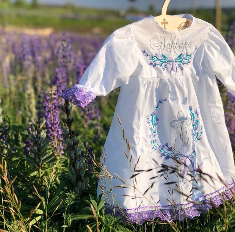 Крестильное платье "Лаванда"