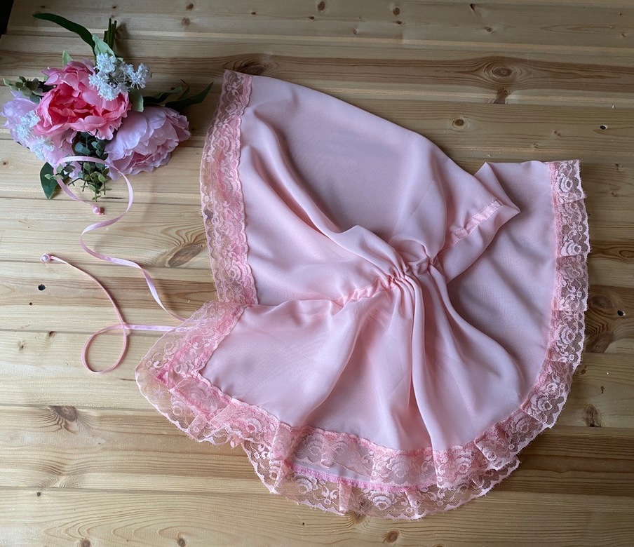 Церковный капюшон укороченный "Персик"