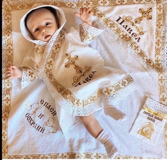 Крестильный набор "Золотой шоколад"