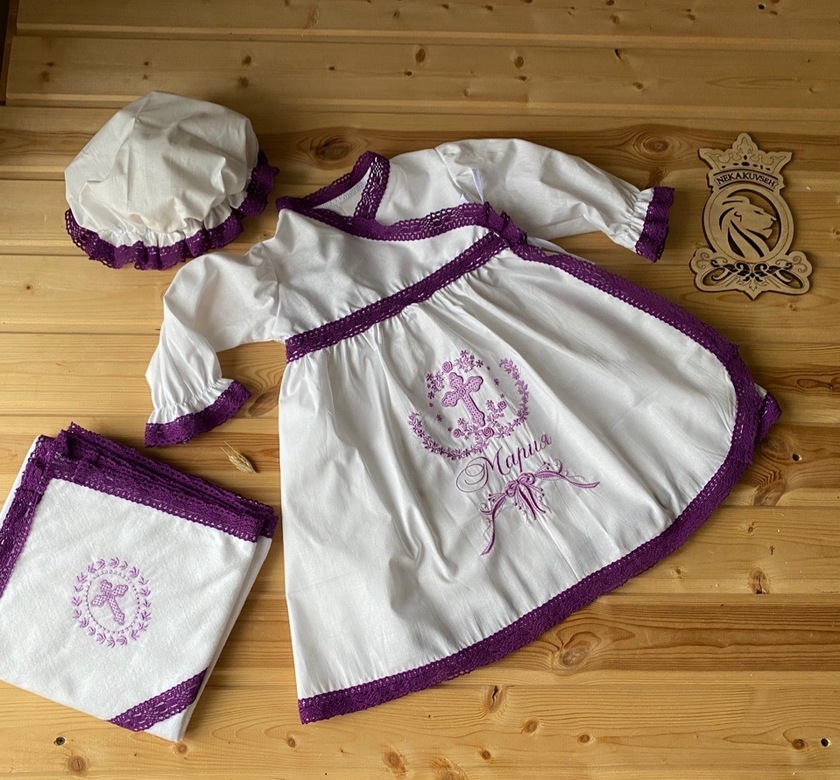 Крестильное платье "Фиолет"