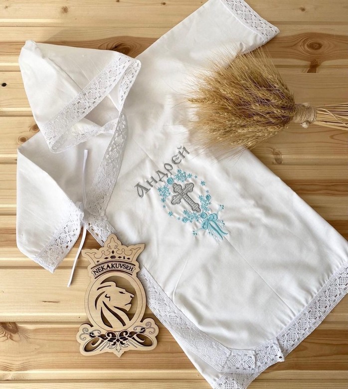 Крестильная рубашка "Нежный свет"