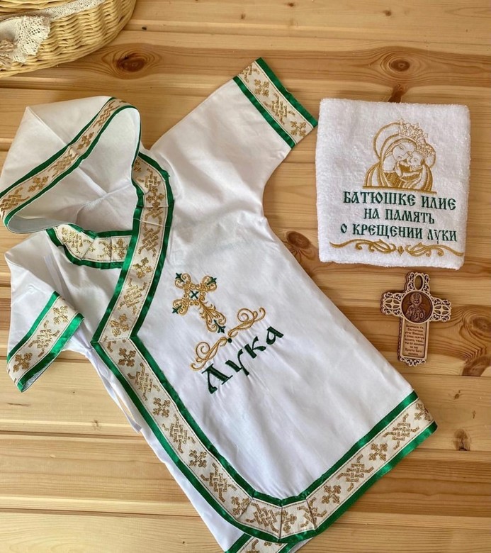 Крестильная  рубашка "Лука"