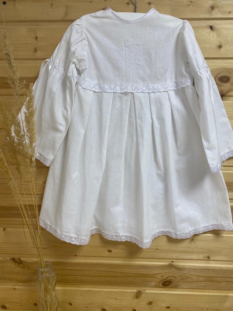 Крестильное платье "Белоснежное"